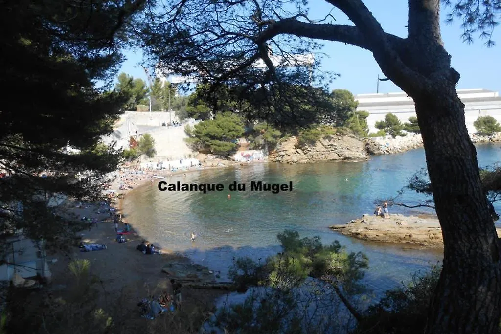 Appartement Particulier loue T3 en rez de jardin à 30 mètres de la plage avec un double box La Ciotat